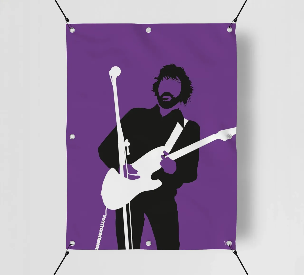 No141 ERIC CLAPTON telo in pvc da Iconic Rockstars