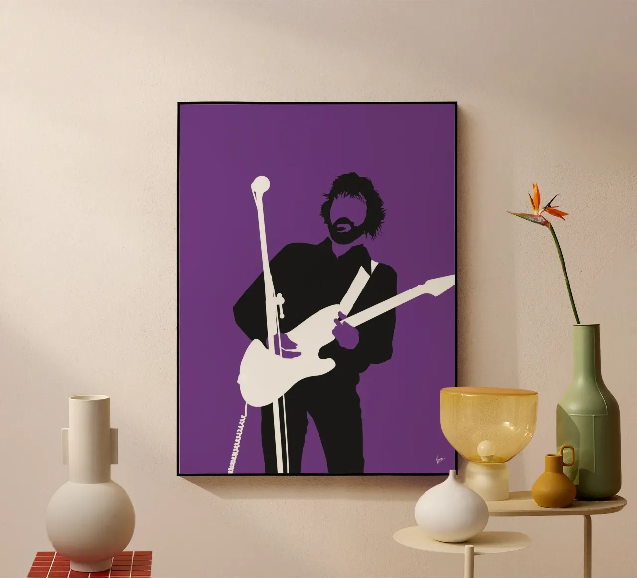 No141 ERIC CLAPTON plexiglass da Iconic Rockstars