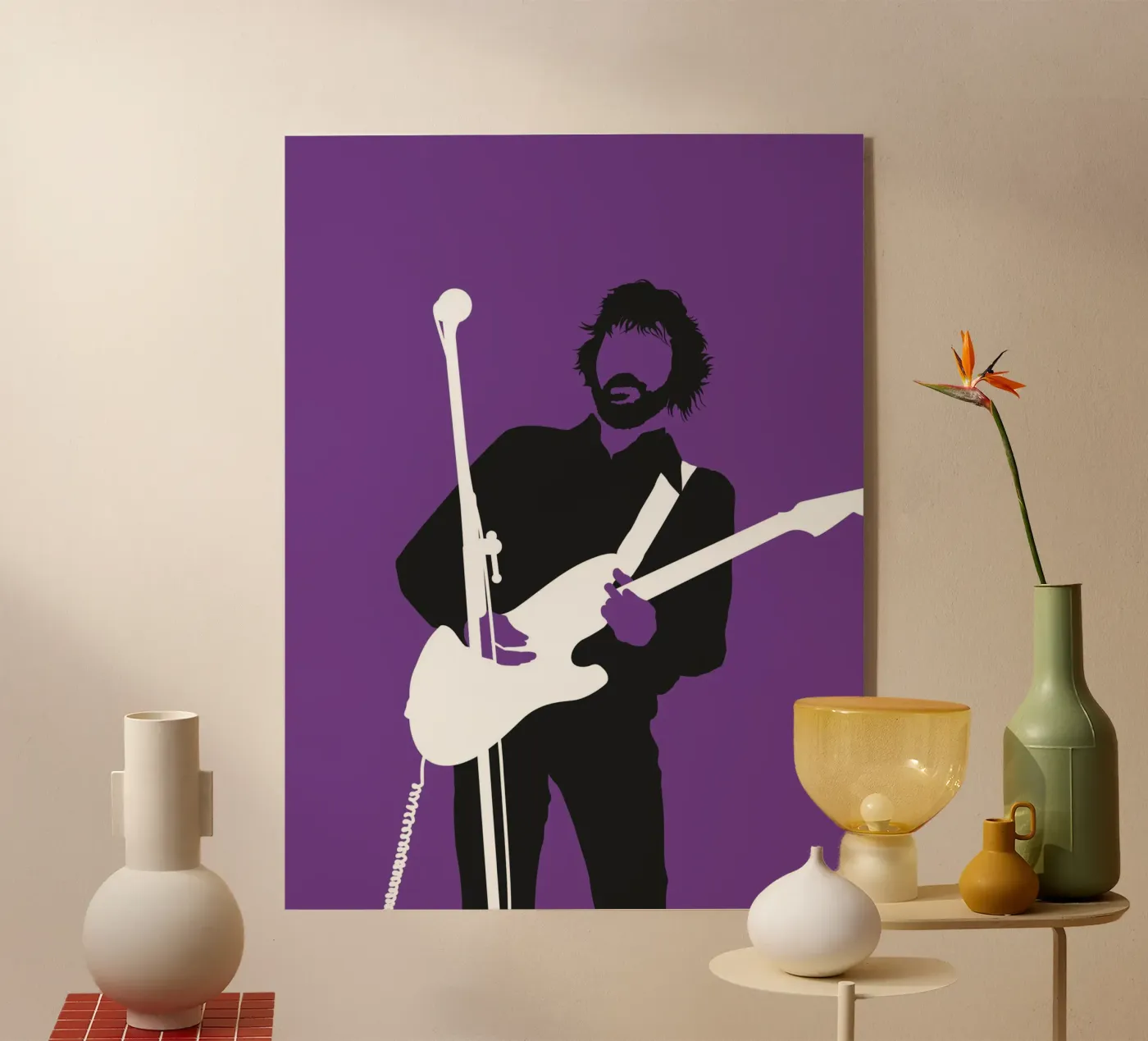 No141 ERIC CLAPTON plexiglass da Iconic Rockstars