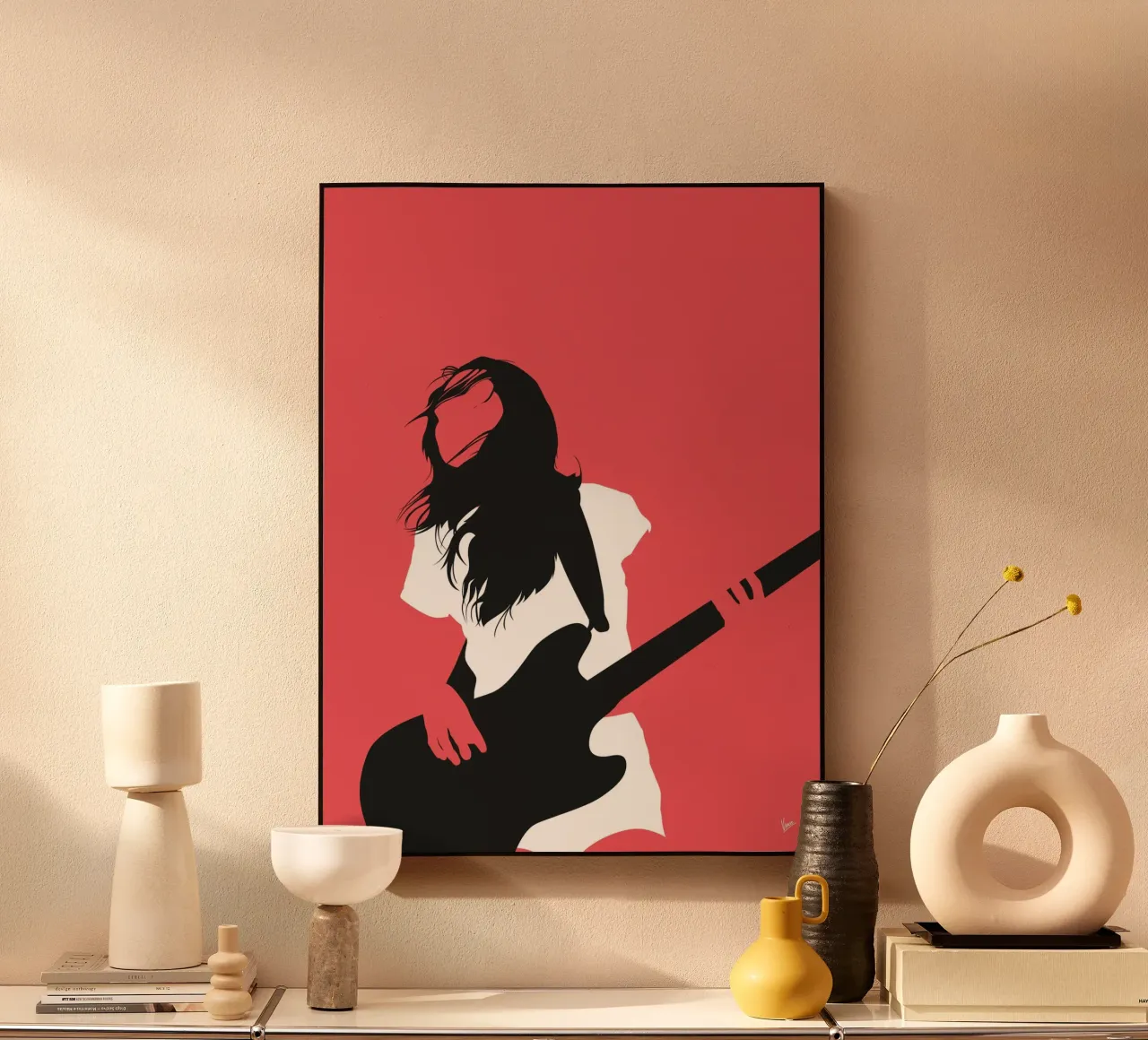 No142 Meg Myer alluminio dibond da Iconic Rockstars