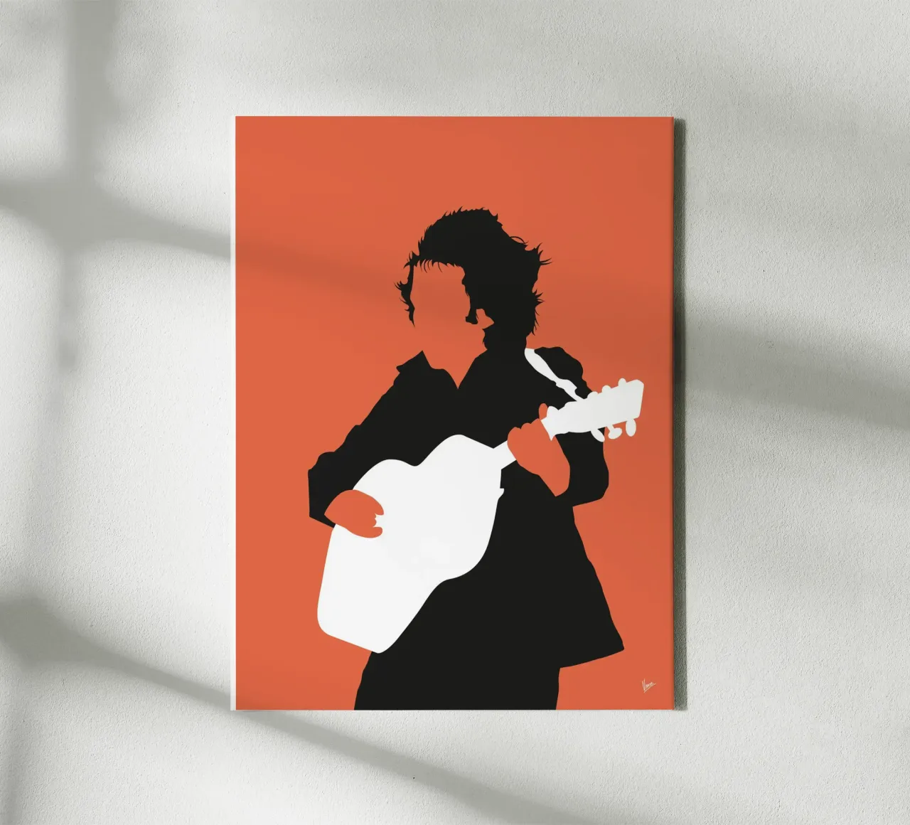 No143 DON MCLEAN tela con Cornice a cassetta da Iconic Rockstars