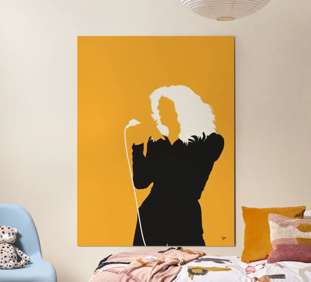 No144 CARLY SIMON carta hahnemühle da Iconic Rockstars