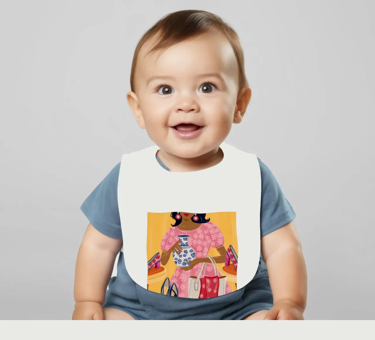 Shopping chic bavaglino da Atelier Tiga