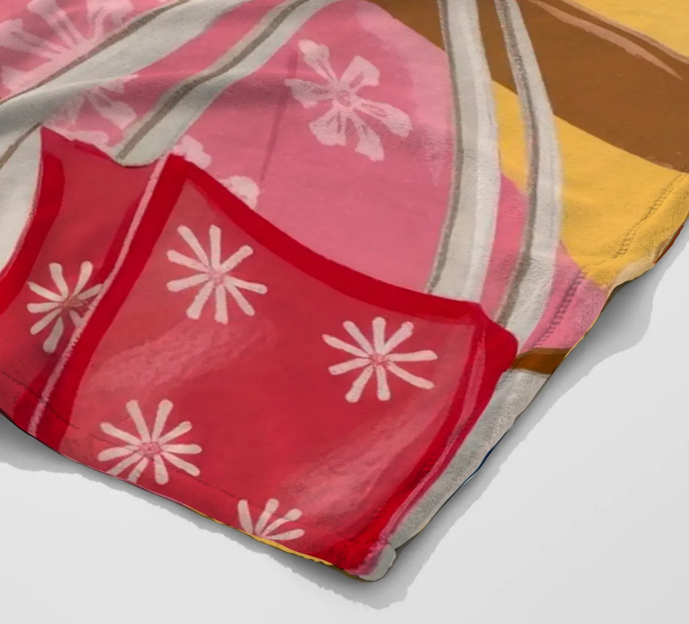 Schicker Einkaufsbummel Fleecedecke von Atelier Tiga