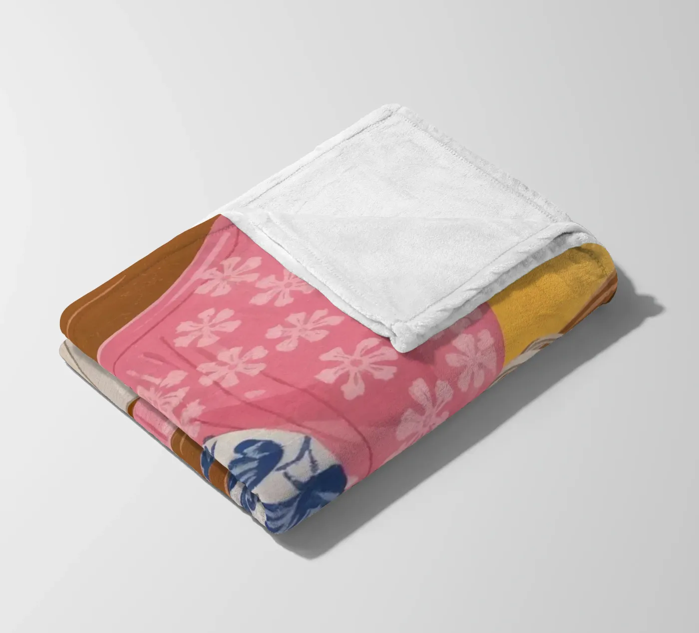 Schicker Einkaufsbummel Fleecedecke von Atelier Tiga