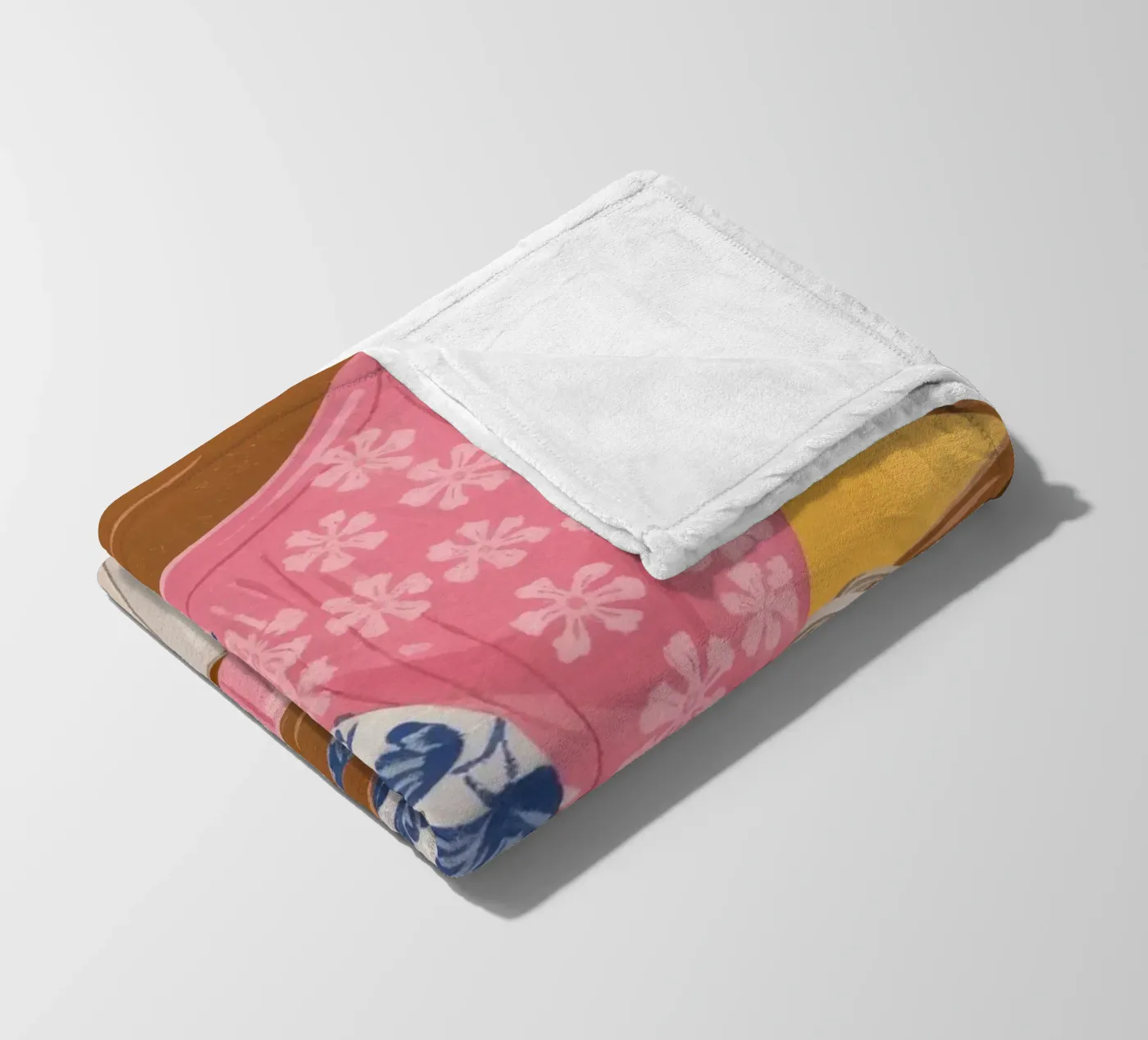 Schicker Einkaufsbummel Fleecedecke von Atelier Tiga