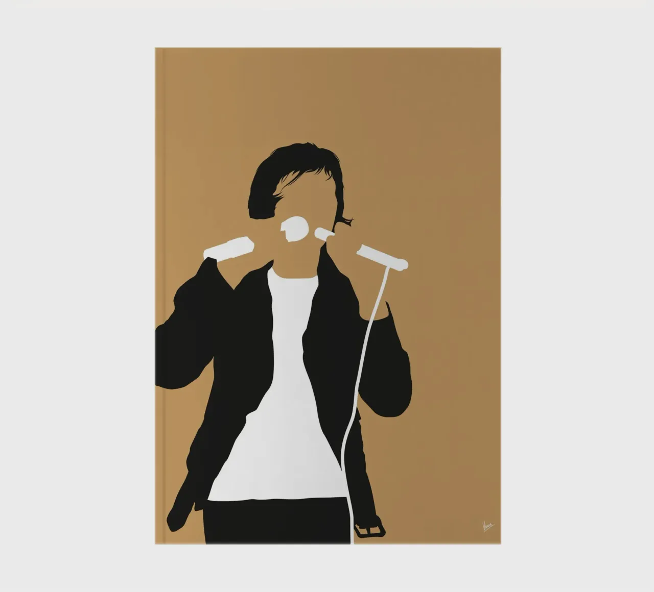 No150 PETER GABRIEL notebook by Iconic Rockstars