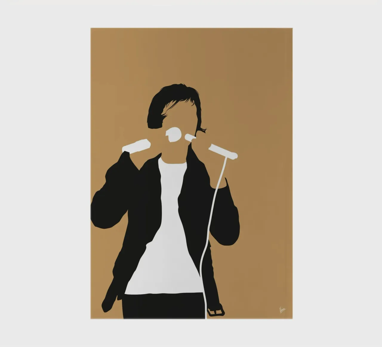 No150 PETER GABRIEL notebook by Iconic Rockstars