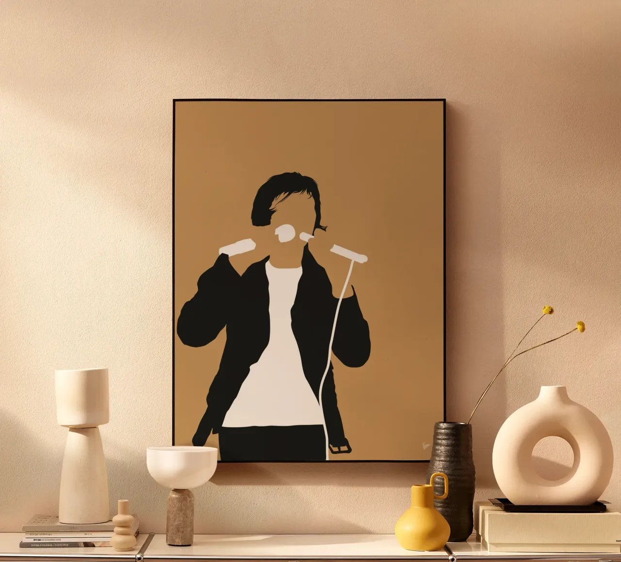 No150 PETER GABRIEL plexiglass da Iconic Rockstars