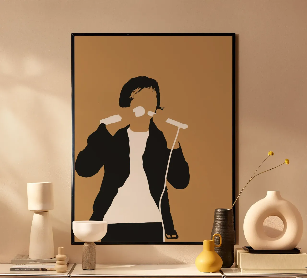 No150 PETER GABRIEL carta hahnemühle da Iconic Rockstars