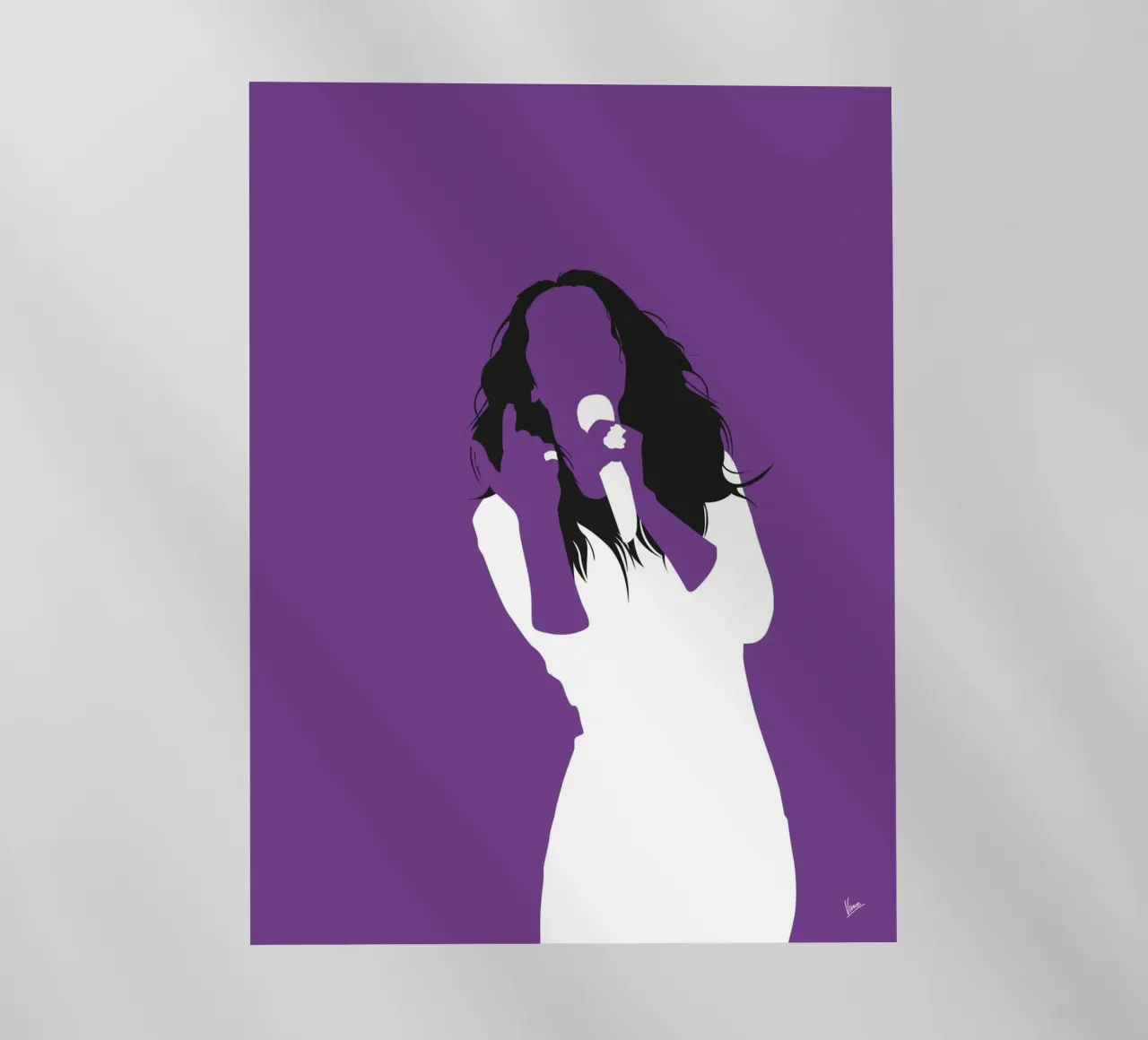 No151 Celine Dion pellicola backlit da Iconic Rockstars