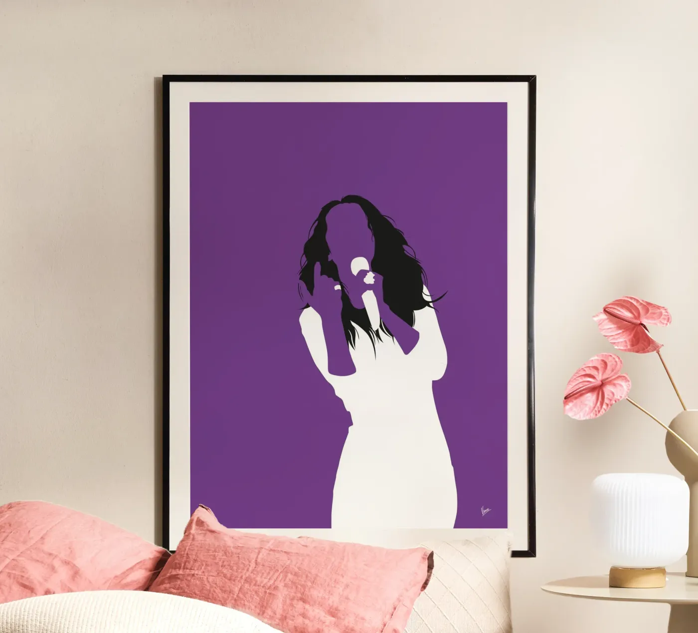 No151 Celine Dion poster da Iconic Rockstars