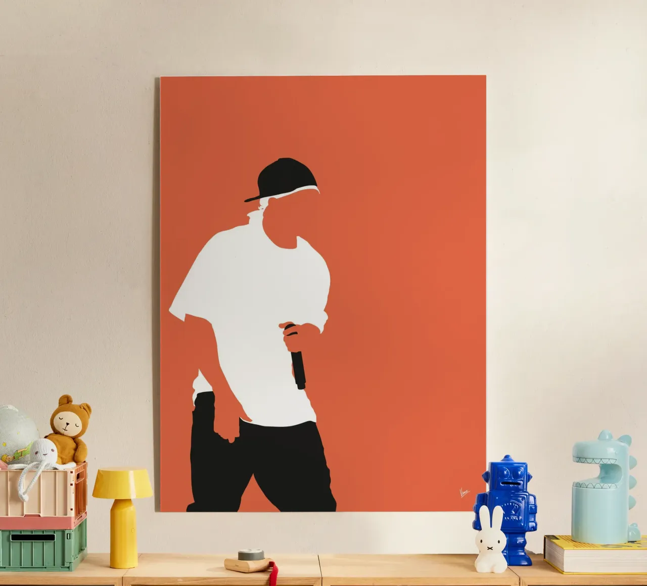 No153 50 Cent plexiglass da Iconic Rockstars