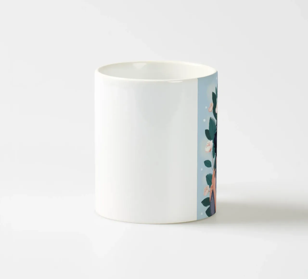 Accogliente compagno del gatto tazza in ceramica da Atelier Tiga