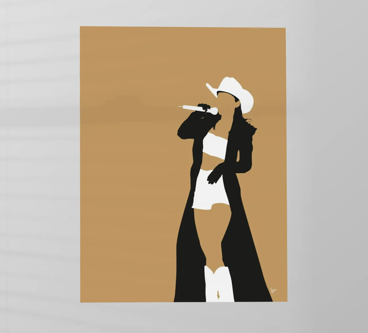 No160 Shania Twain pellicola backlit da Iconic Rockstars