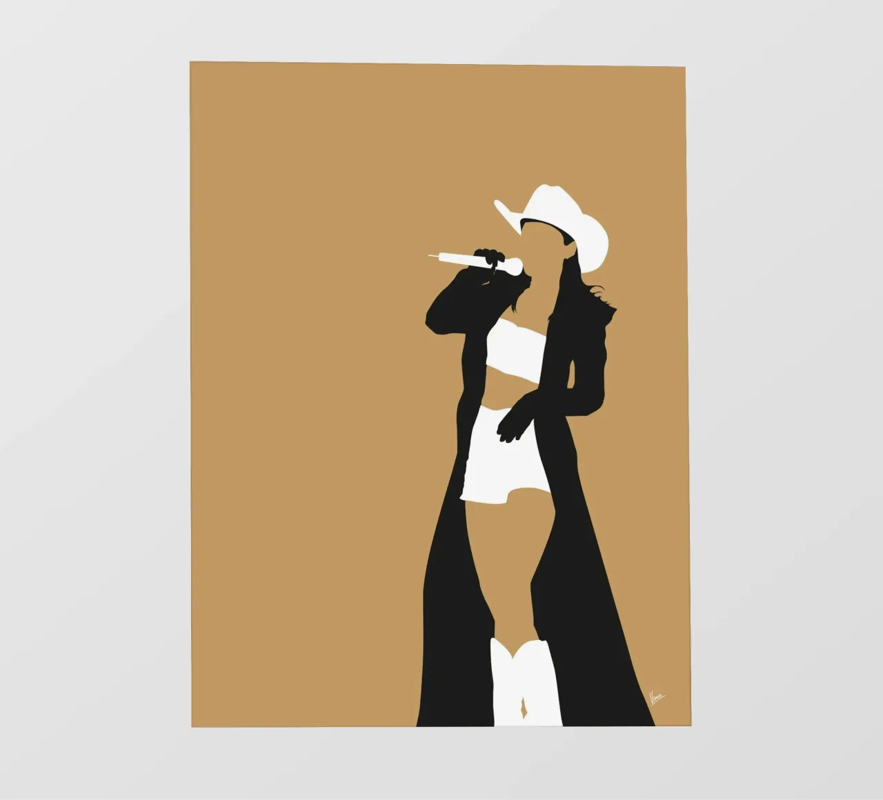 No160 Shania Twain pellicola backlit da Iconic Rockstars