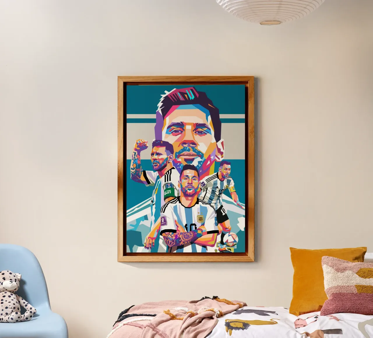 Lionel Messi artwork forex plate by Hantamrata