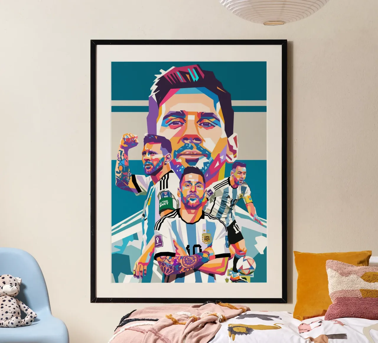 Lionel Messi artwork poster da Hantamrata