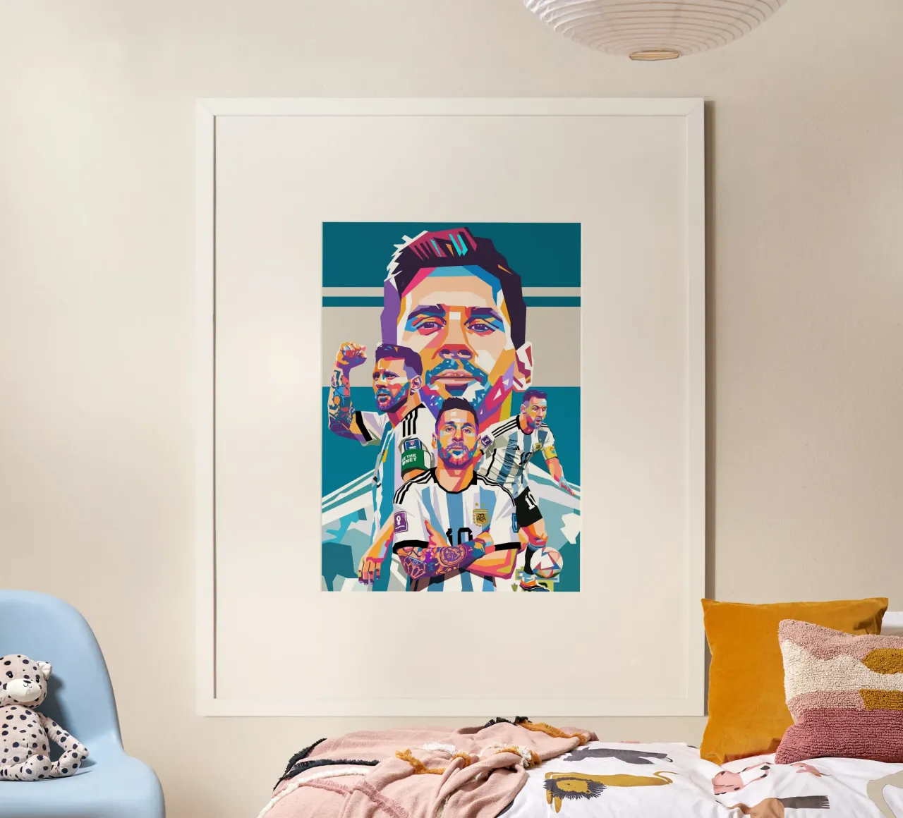 Lionel Messi artwork poster da Hantamrata
