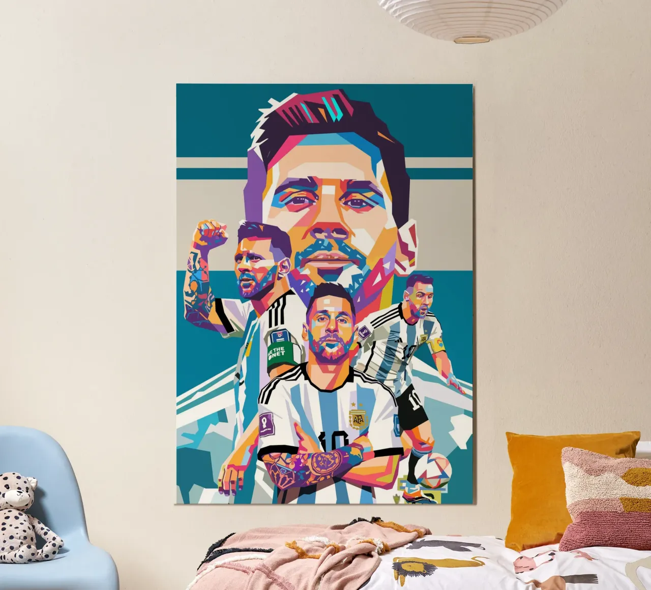 Lionel Messi artwork poster da Hantamrata