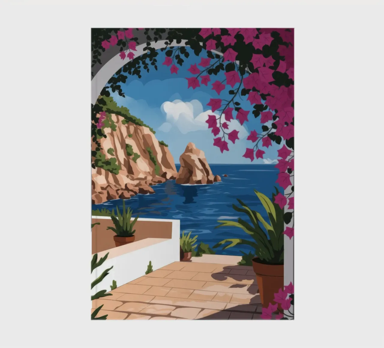 Coastal Serenity Path notebook by Atelier Tiga