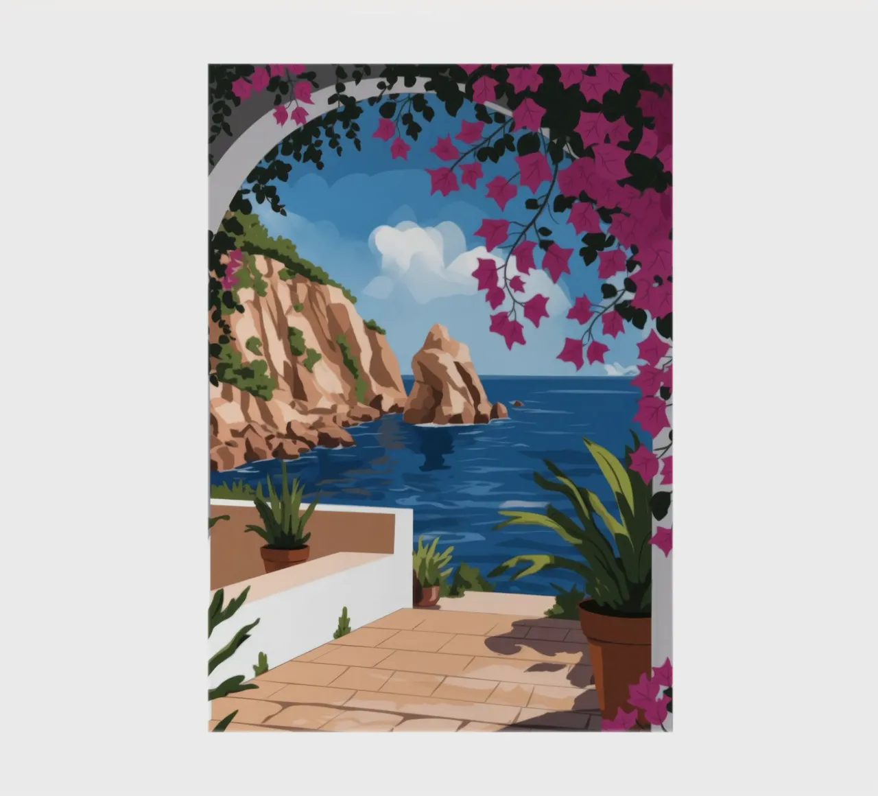 Coastal Serenity Path notebook by Atelier Tiga