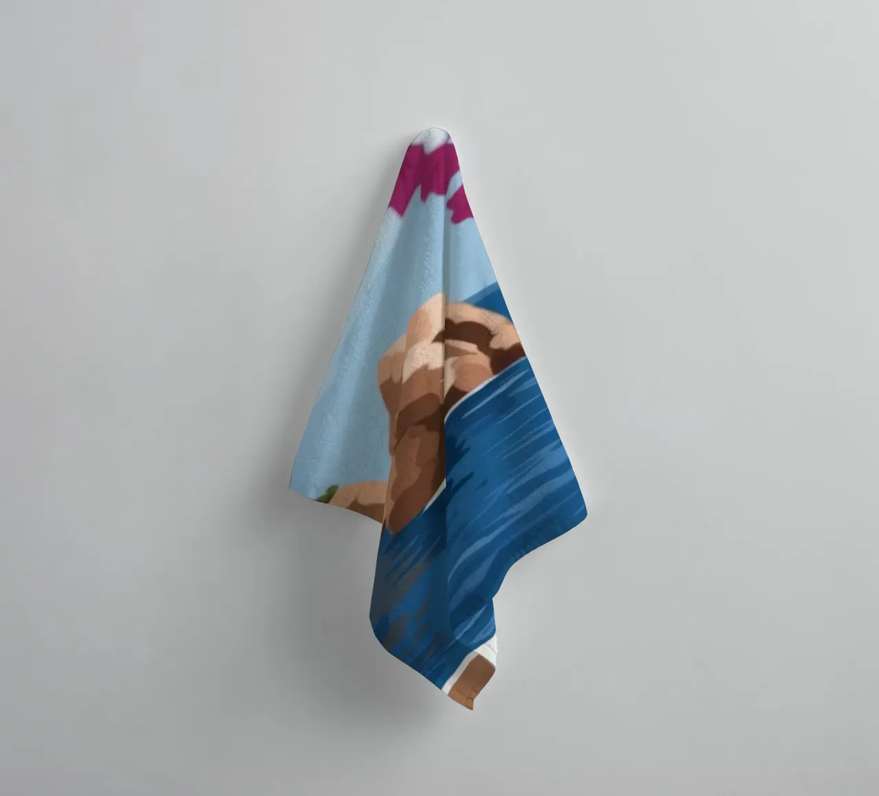 Coastal Serenity Path towel by Atelier Tiga