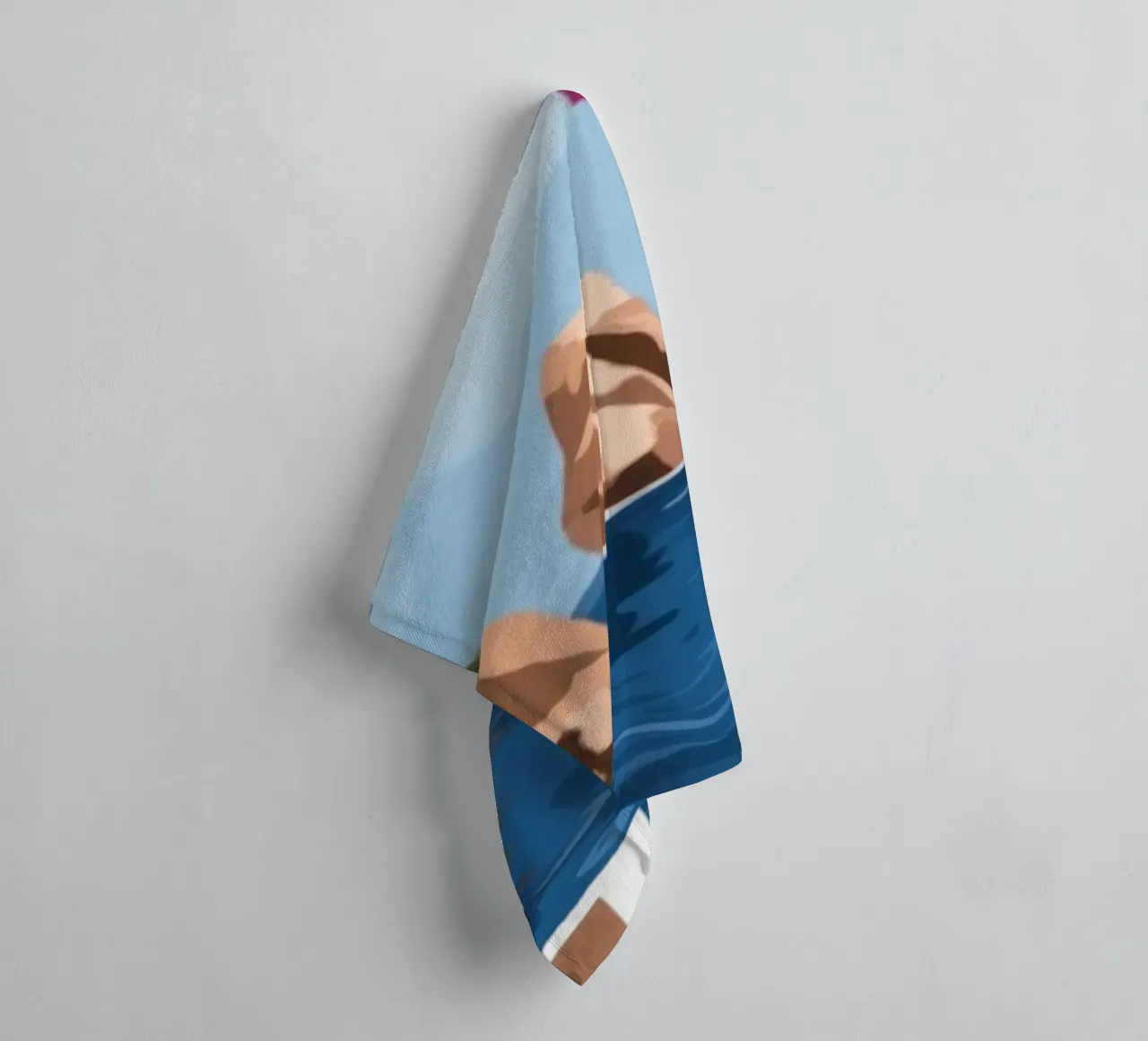 Coastal Serenity Path towel by Atelier Tiga