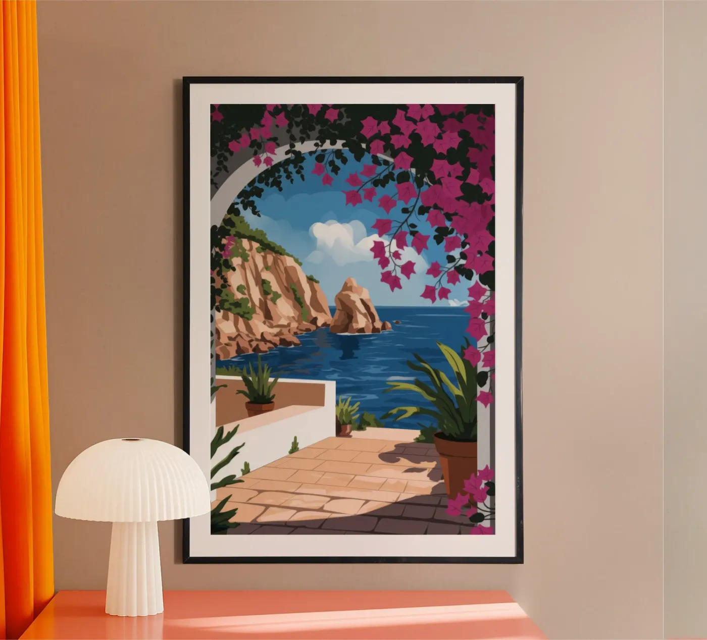 Coastal Serenity Path poster by Atelier Tiga