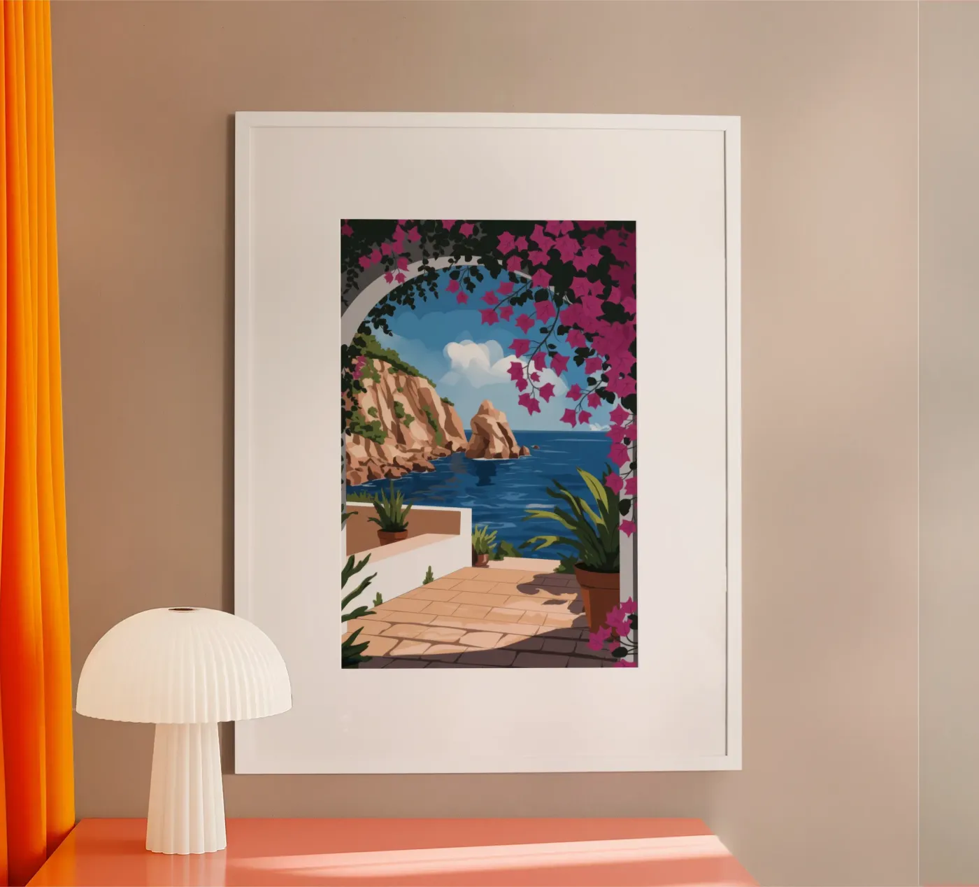 Coastal Serenity Path poster by Atelier Tiga