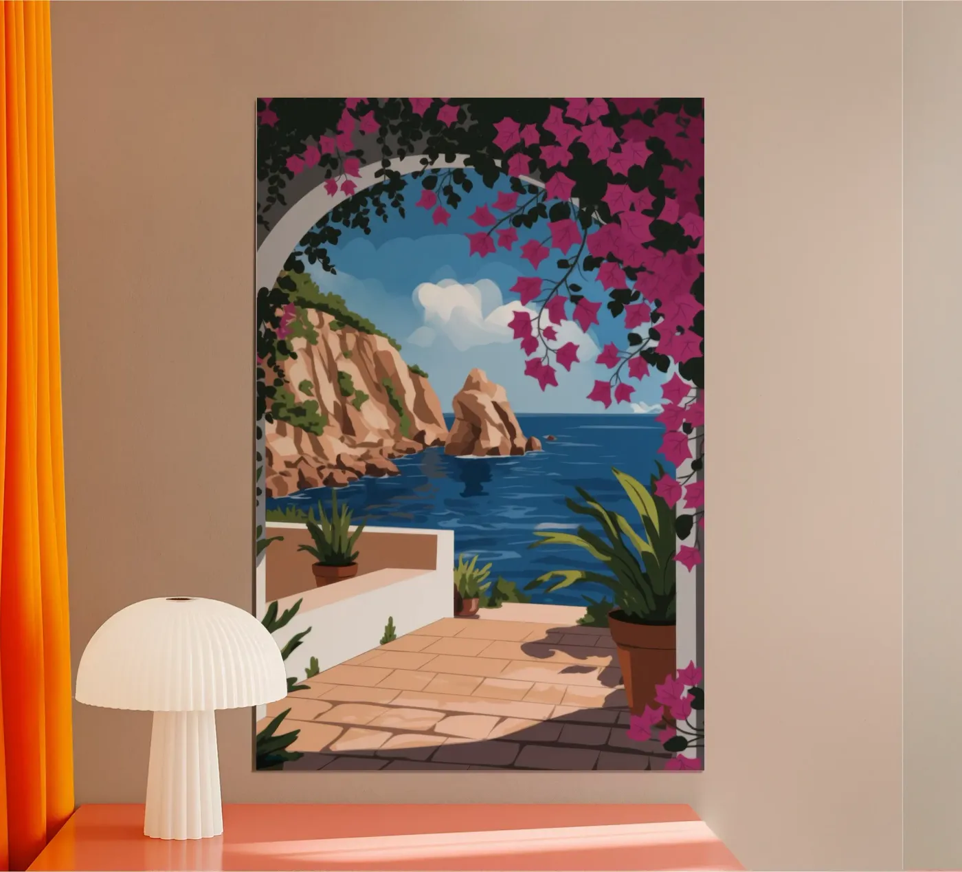 Coastal Serenity Path poster by Atelier Tiga