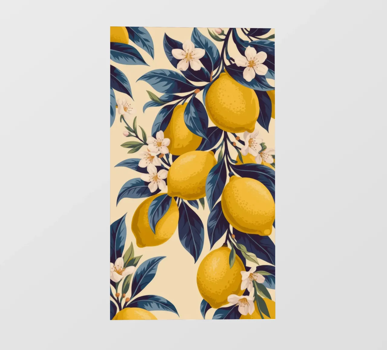 Golden Lemon Harmony photo wallpaper by Atelier Tiga