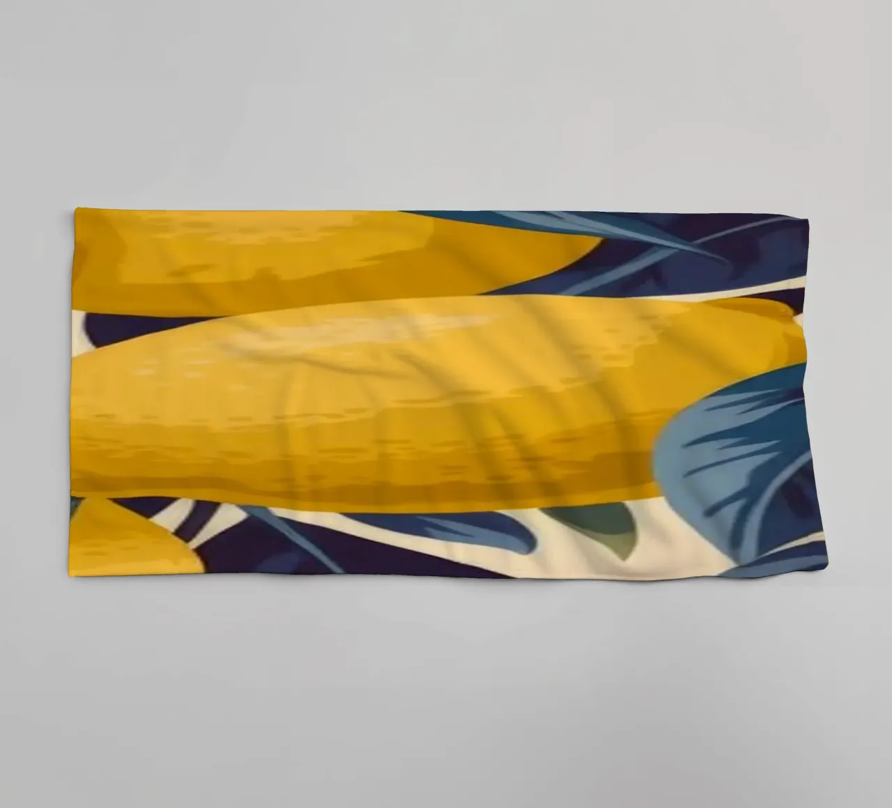 Golden Lemon Harmony towel by Atelier Tiga