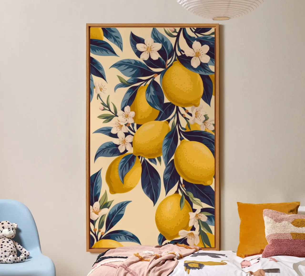 Golden Lemon Harmony alu-dibond by Atelier Tiga