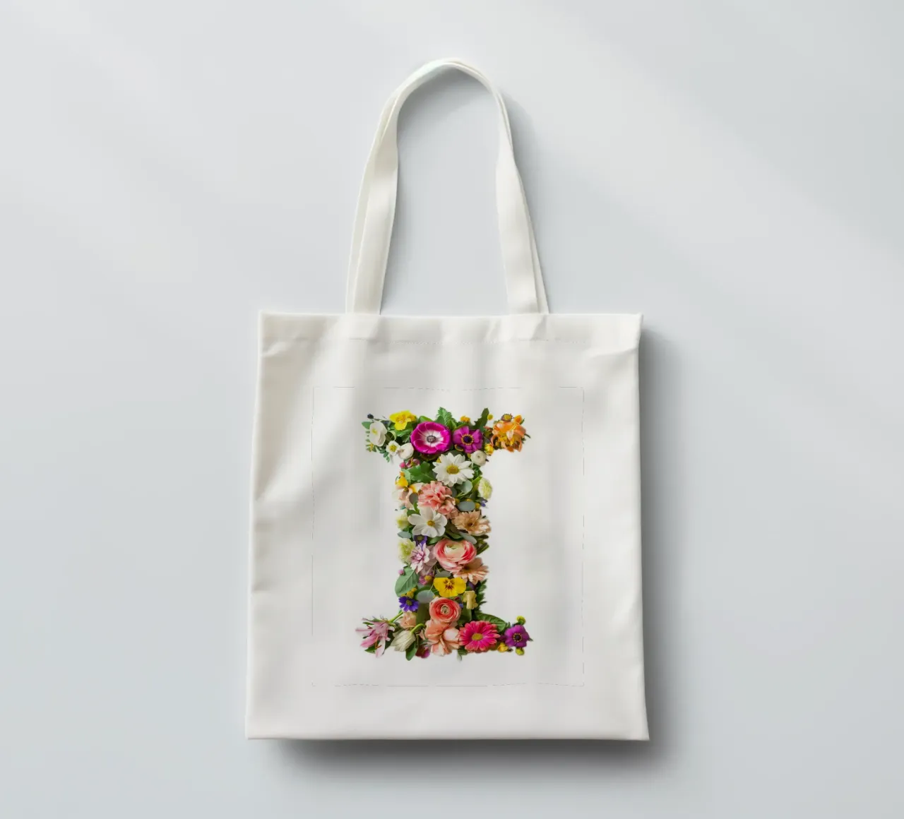Lettera di fiori I borsa in juta da My Tiny Home