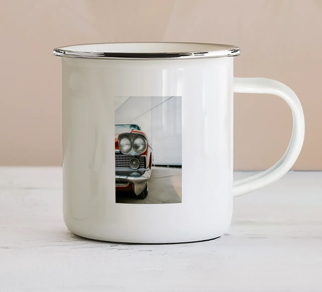 Auto d'epoca tazza in smalto da CAR EDITION