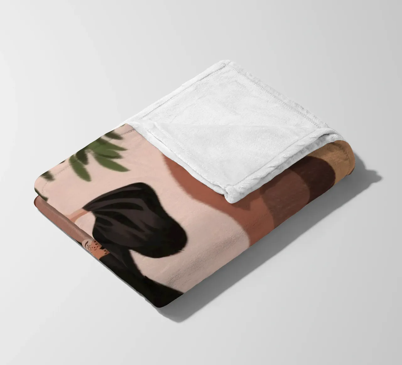 Leopard Grace Symphony Fleecedecke von Atelier Tiga