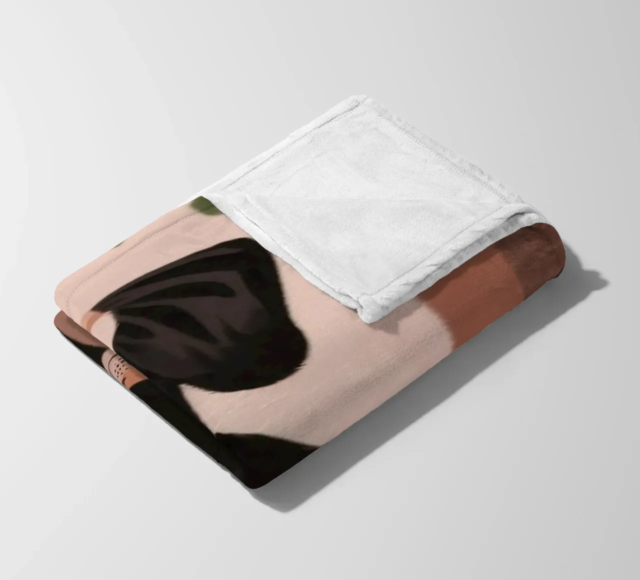 Leopard Grace Symphony Fleecedecke von Atelier Tiga