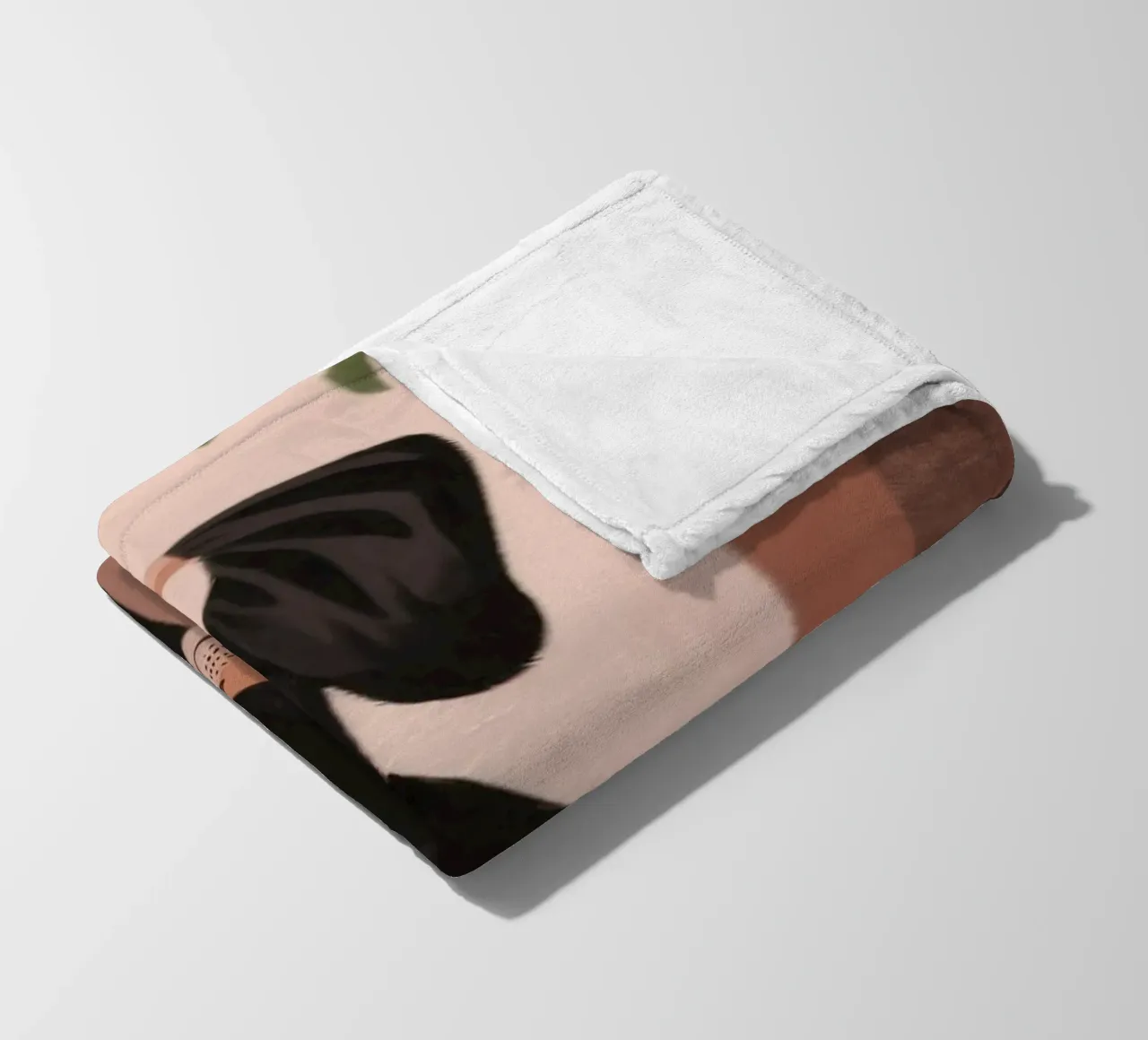 Leopard Grace Symphony Fleecedecke von Atelier Tiga