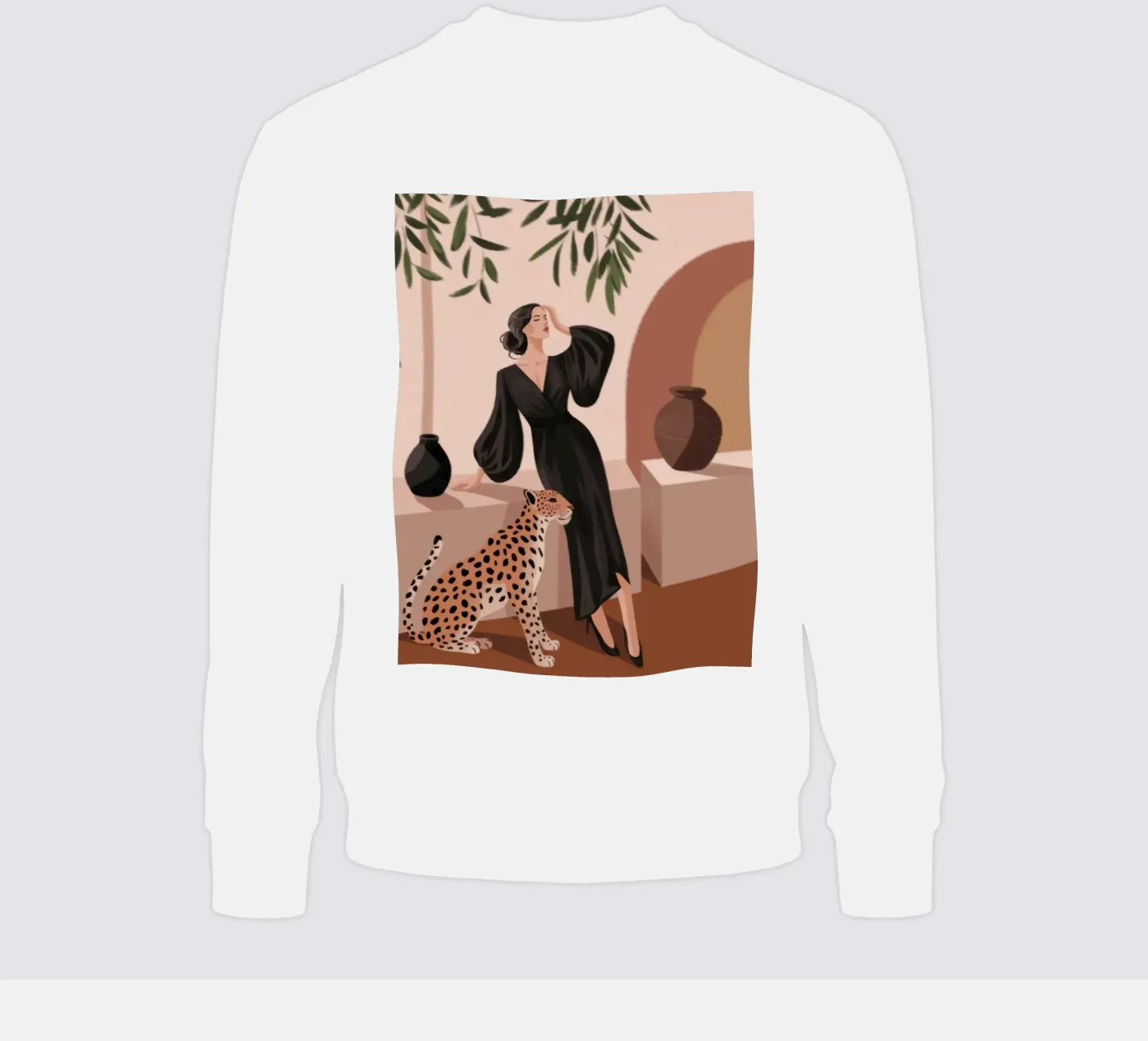 Leopard Grace Symphony sweat de Atelier Tiga