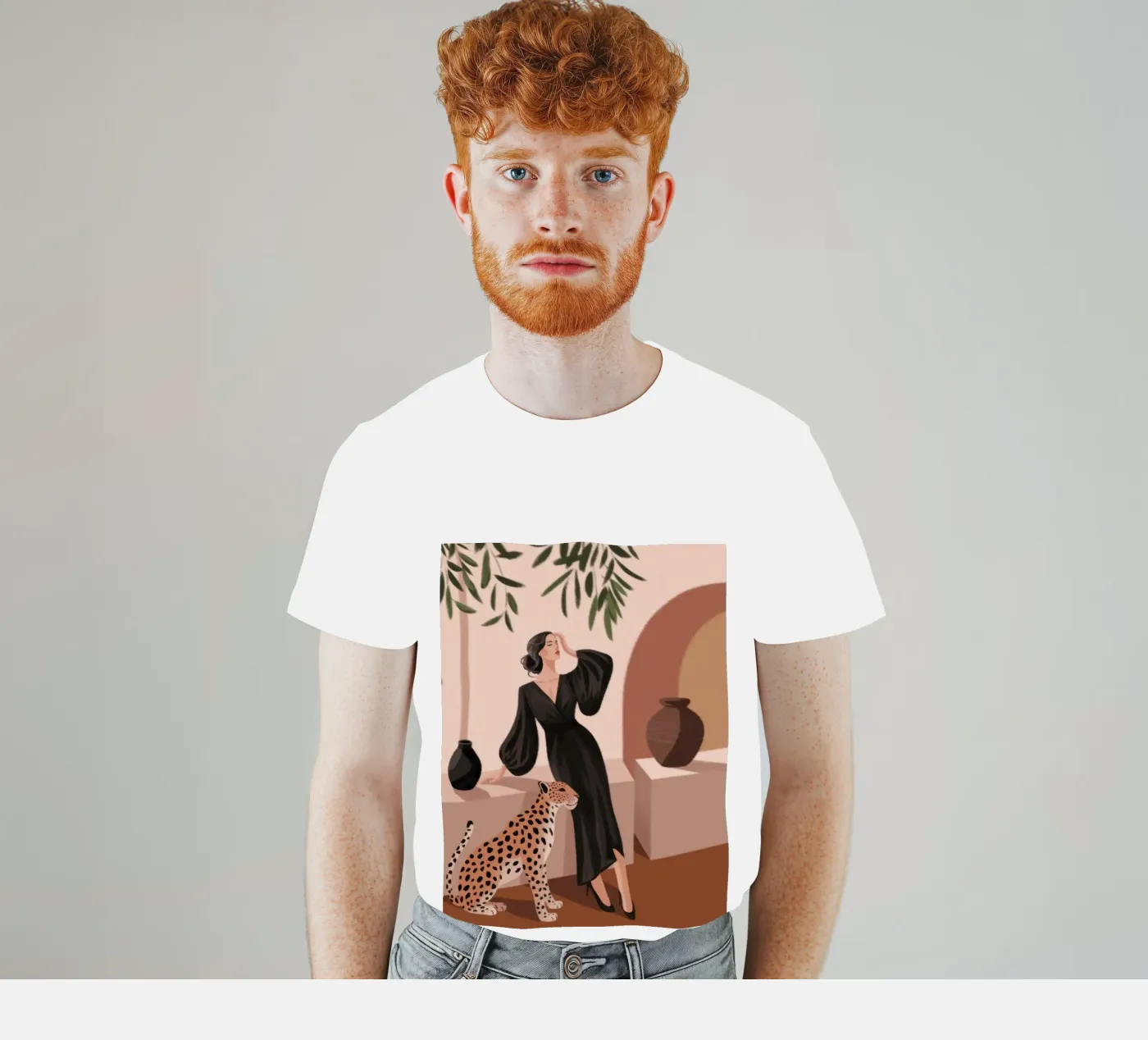 Sinfonia Leopard Grace t-shirt da Atelier Tiga