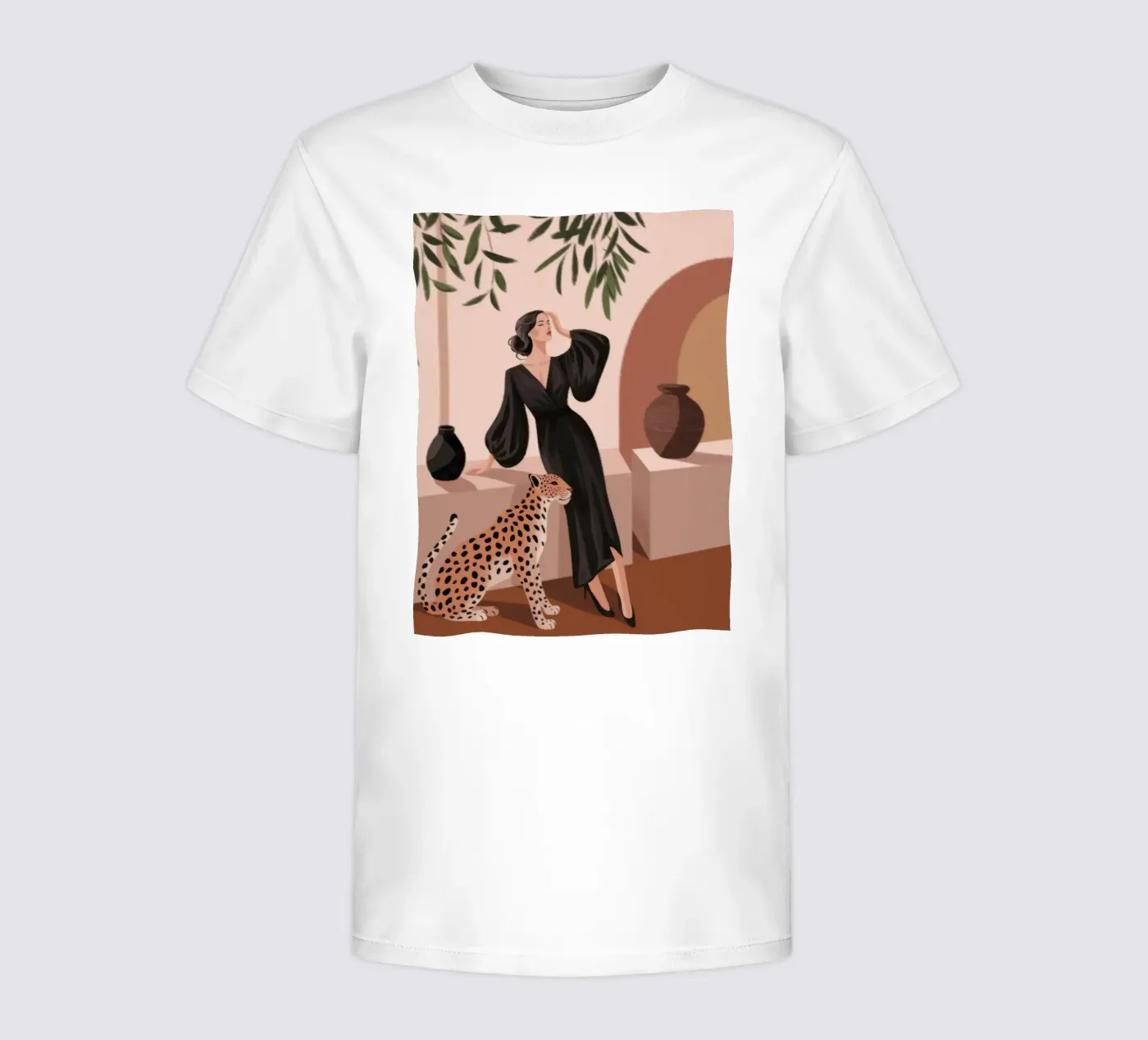 Luipaard Genade Symfonie kinder t-shirt van Atelier Tiga