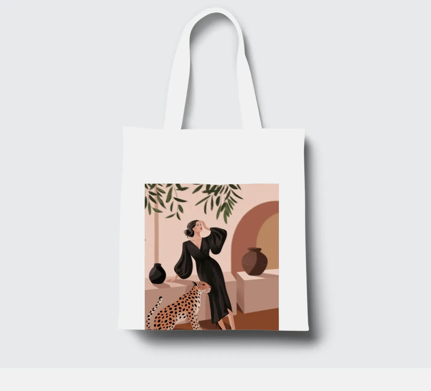 Leopard Grace Symphony tote bag by Atelier Tiga