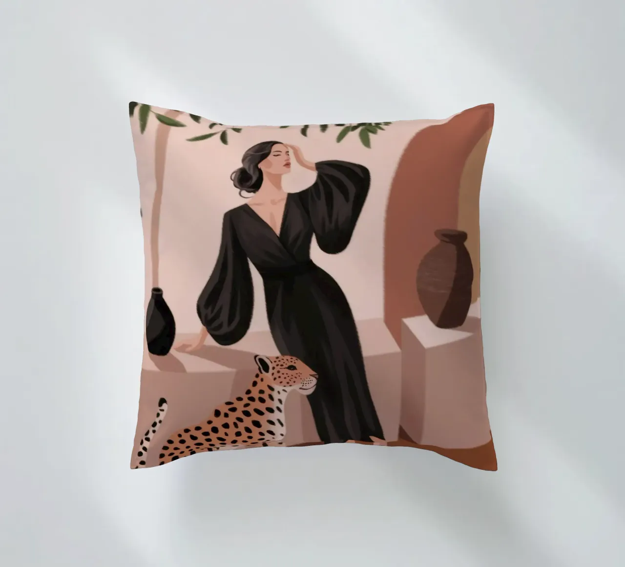 Sinfonia Leopard Grace cuscino da Atelier Tiga