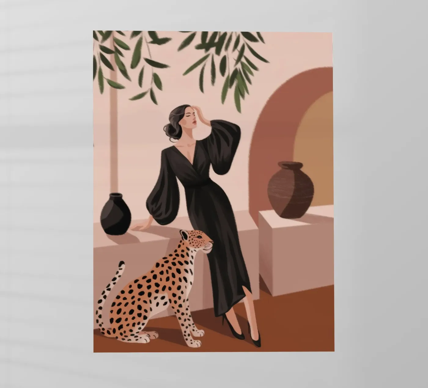 Leopard Grace Symphony pellicola backlit da Atelier Tiga