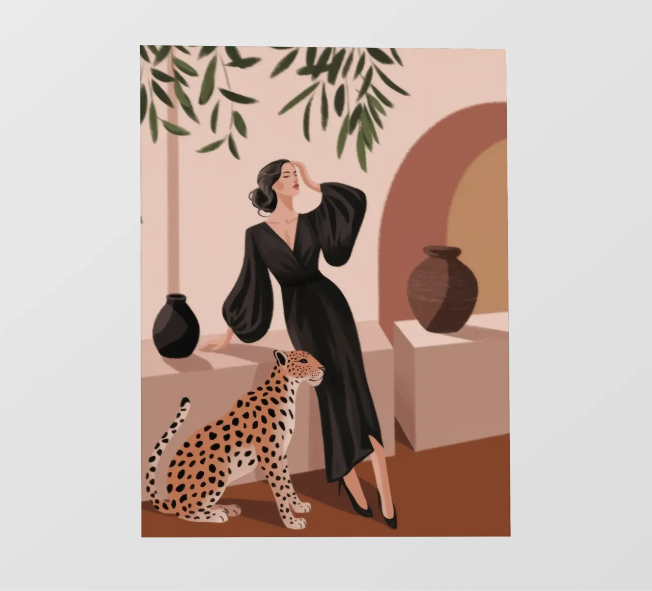 Leopard Grace Symphony pellicola backlit da Atelier Tiga