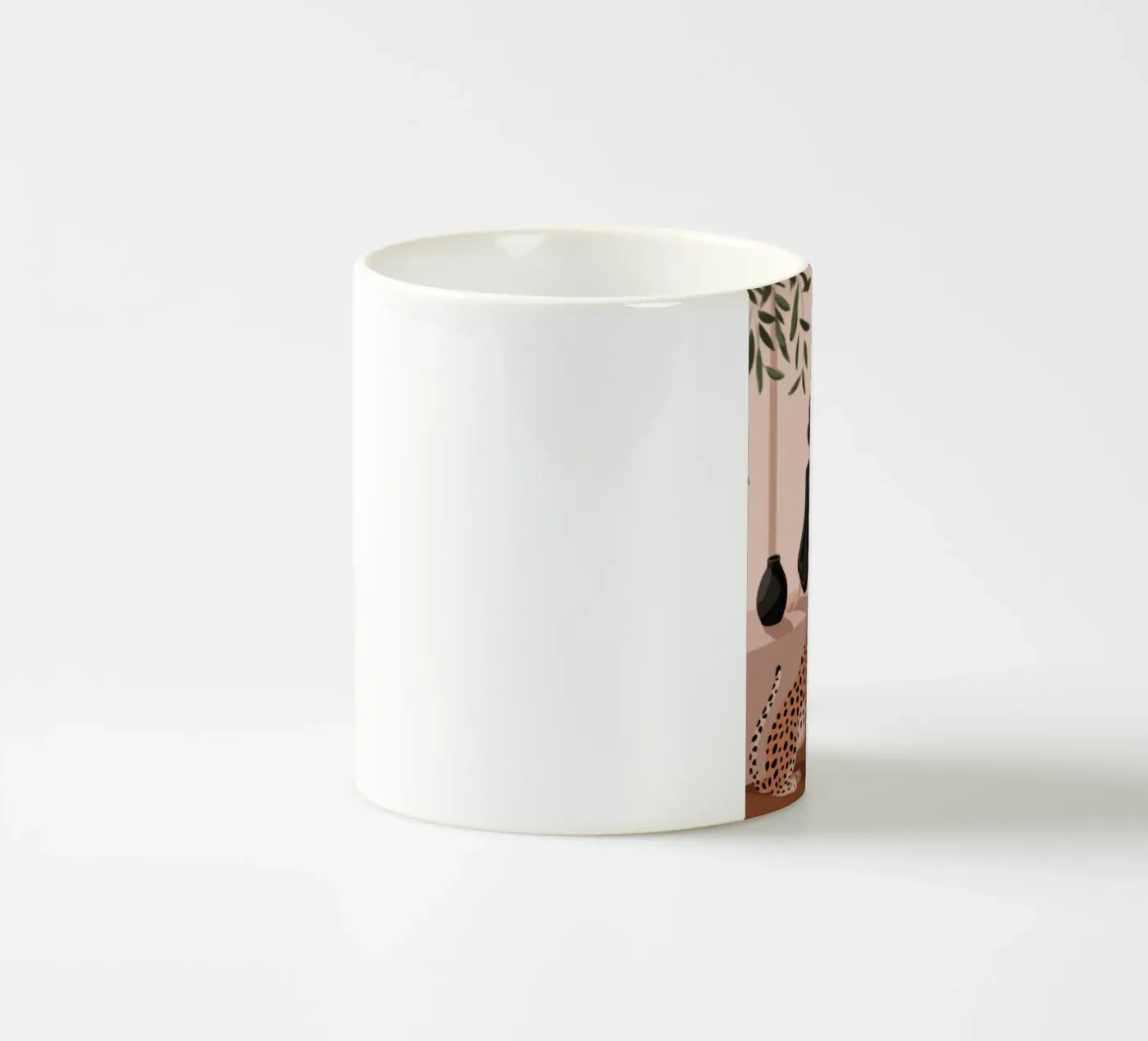 Leopard Grace Symphony mug en céramique de Atelier Tiga