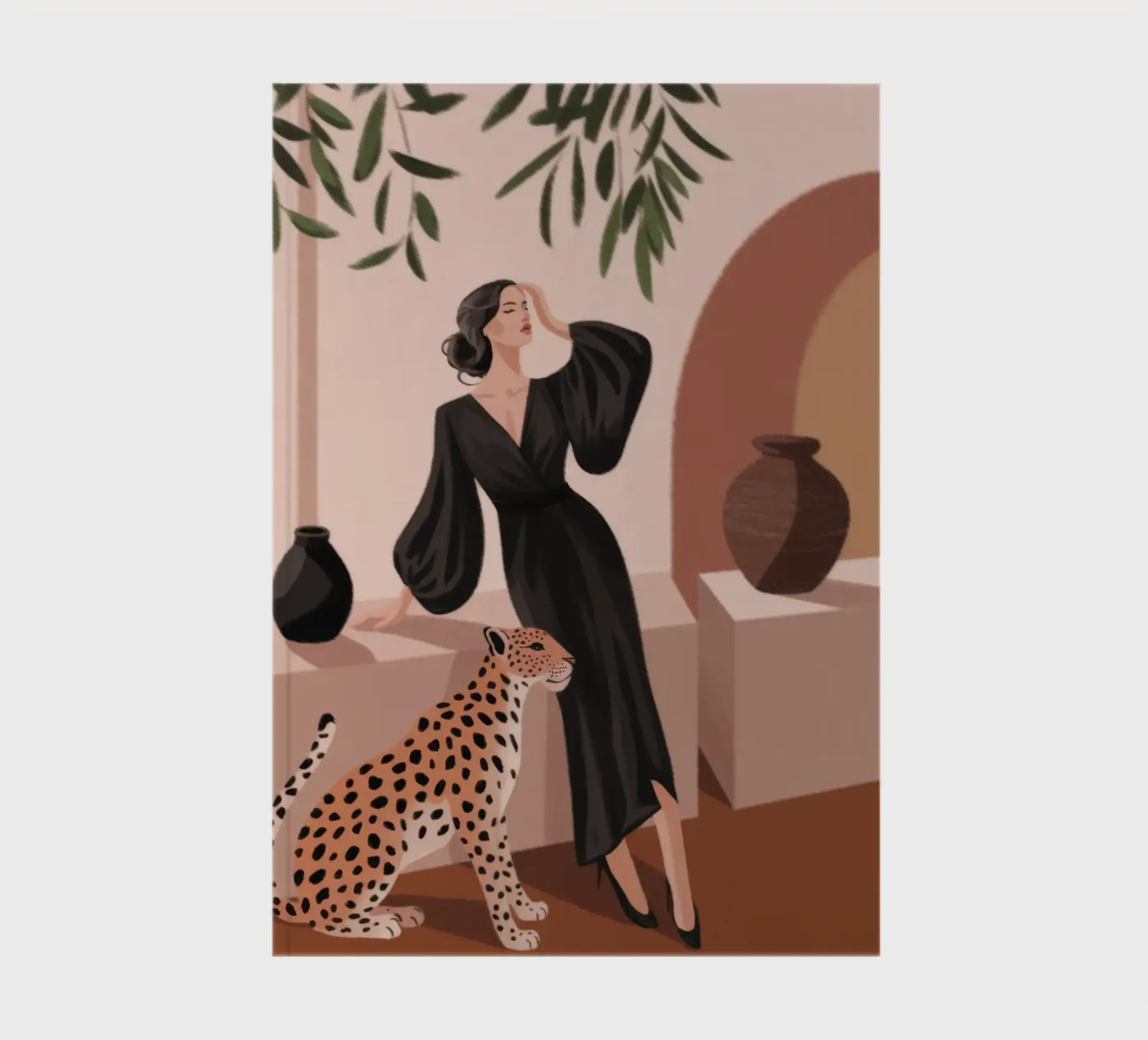 Sinfonia Leopard Grace quaderno da Atelier Tiga