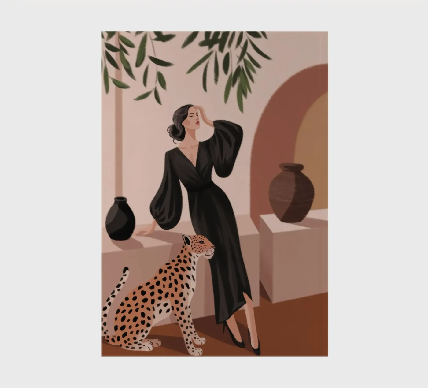 Sinfonia Leopard Grace quaderno da Atelier Tiga