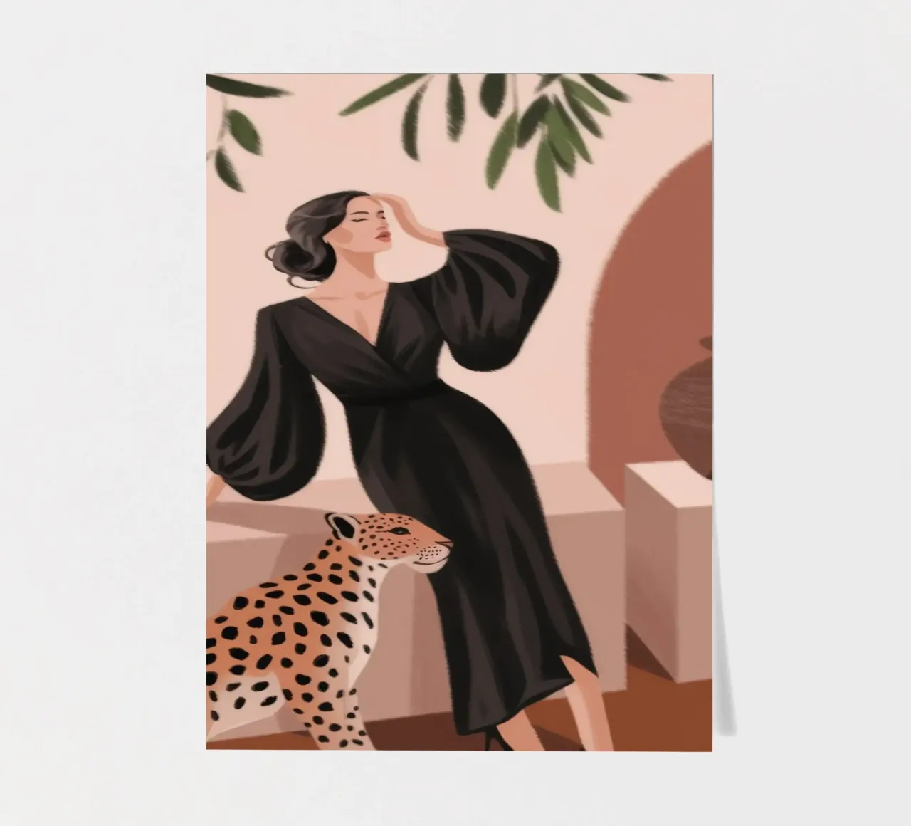 Leopard Grace Symphony sticker sheet by Atelier Tiga